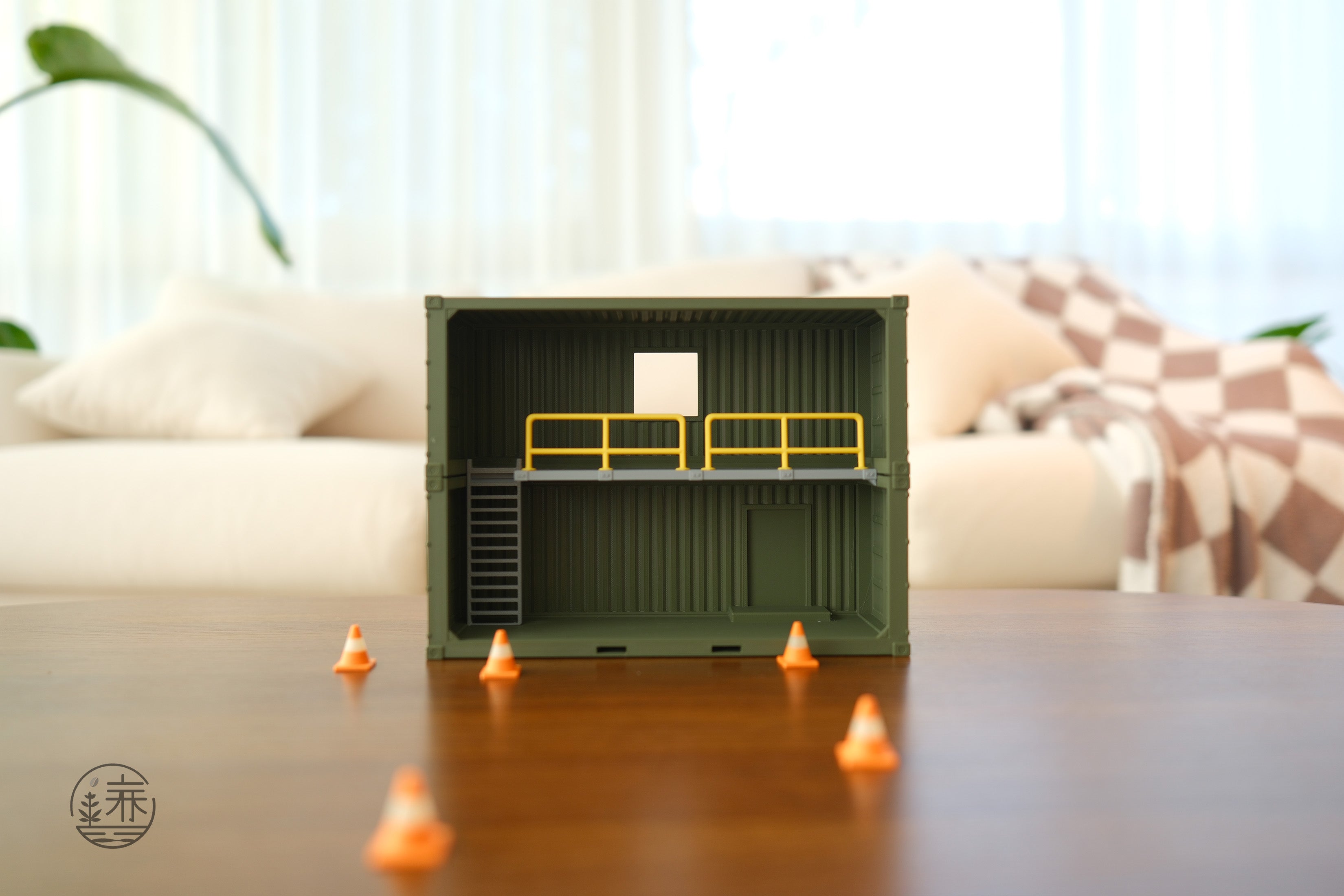 Smiski Shipping Container - Cargo Green