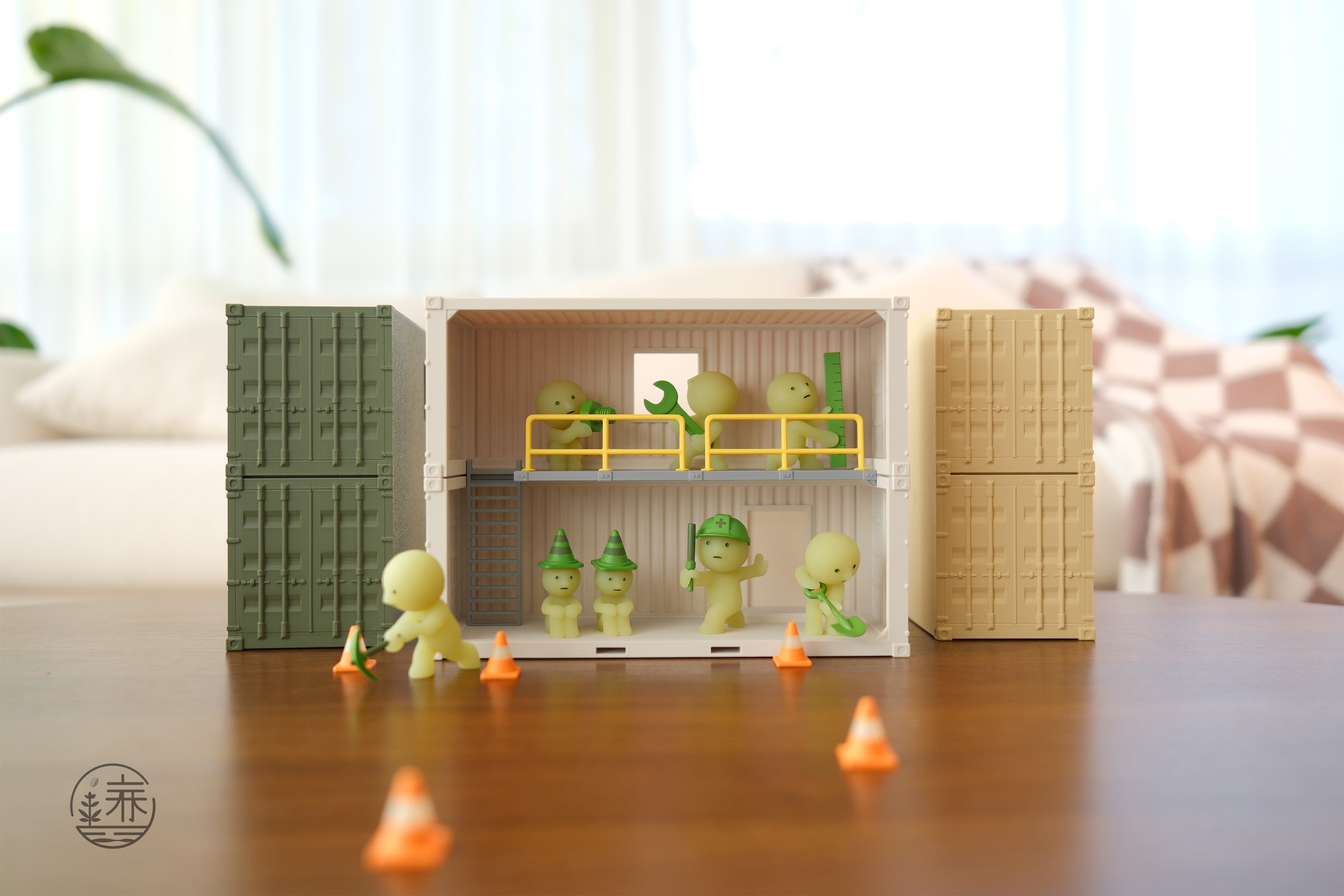 Smiski Shipping Container - Bone White