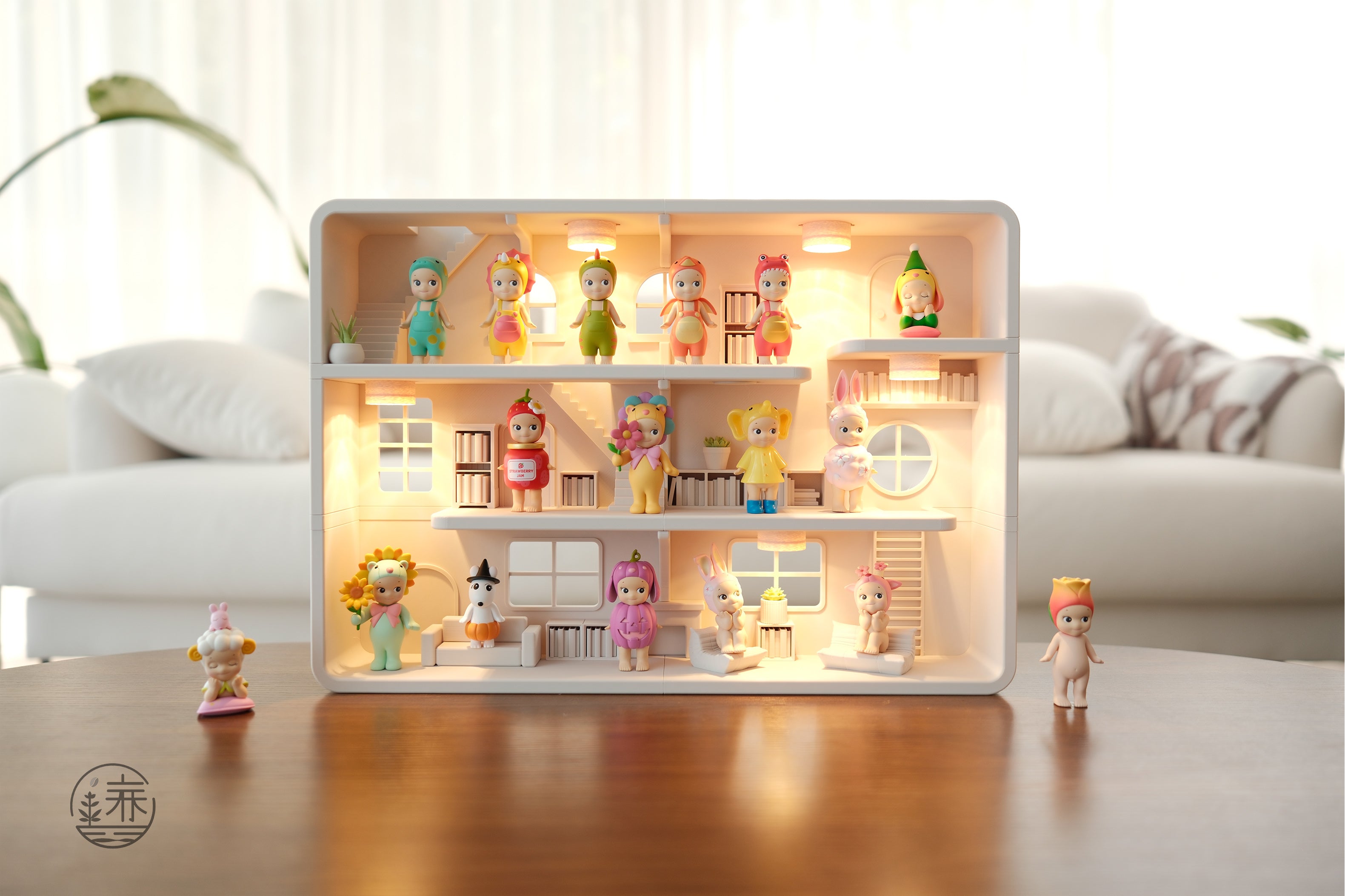 NEW (Version 2) Sonny Angel Home Loft Display Shelf: Collectibles Stand House