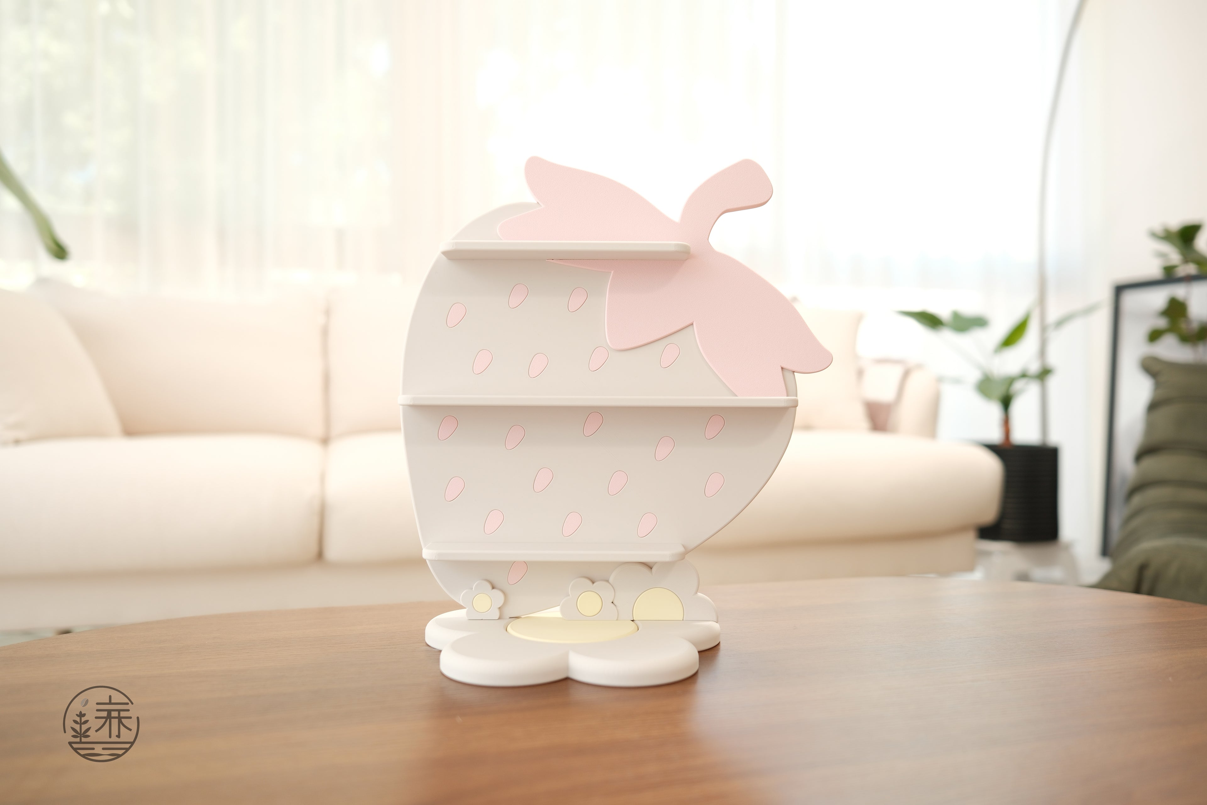Sonny Angel Display Shelf Stand House - Stawberry Love Marshmallow - made by CG