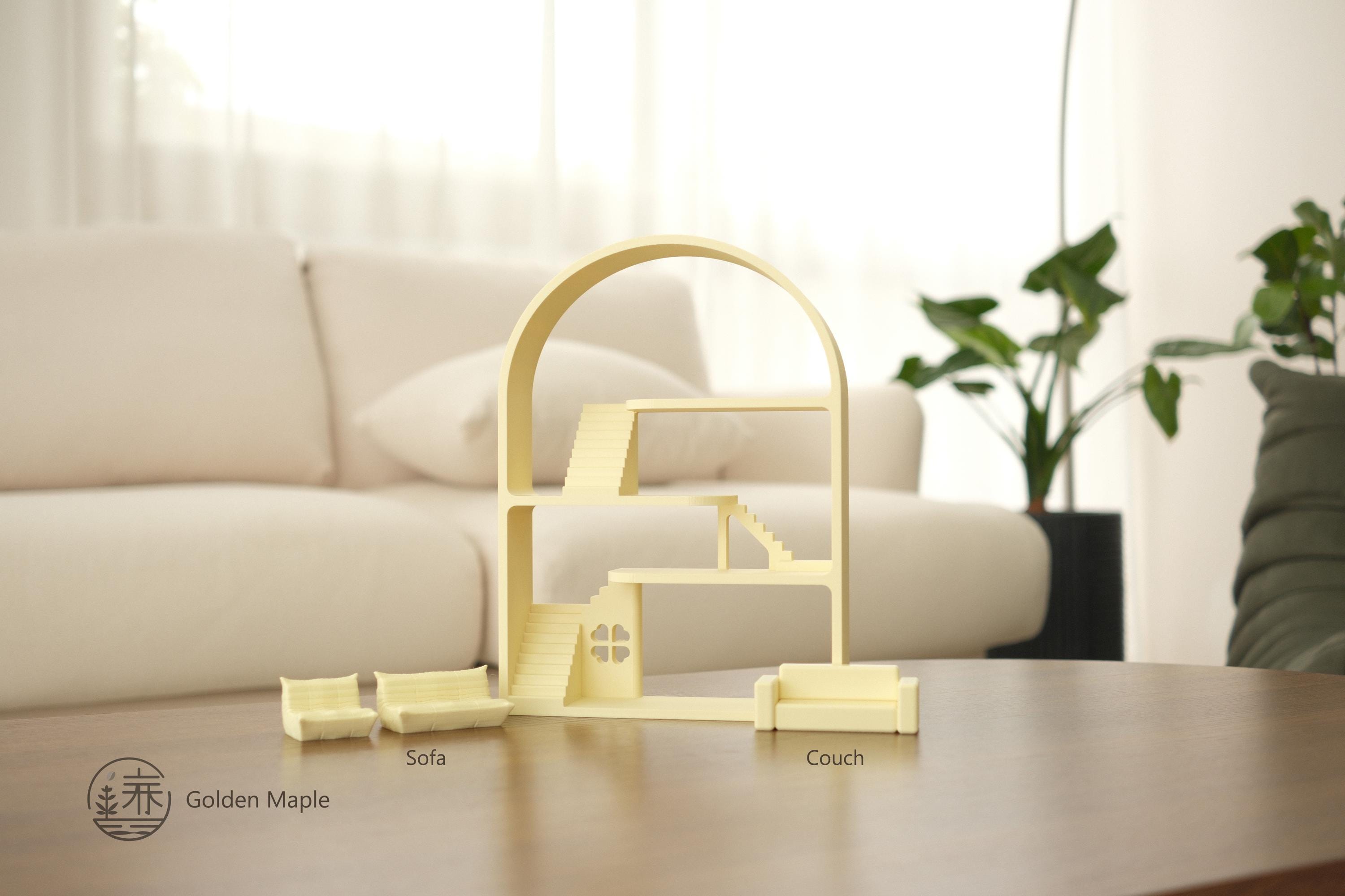 Smiski, LuLu the Piggy, Display Shelf Stand House - 4 Seasons Series Home - made by CG