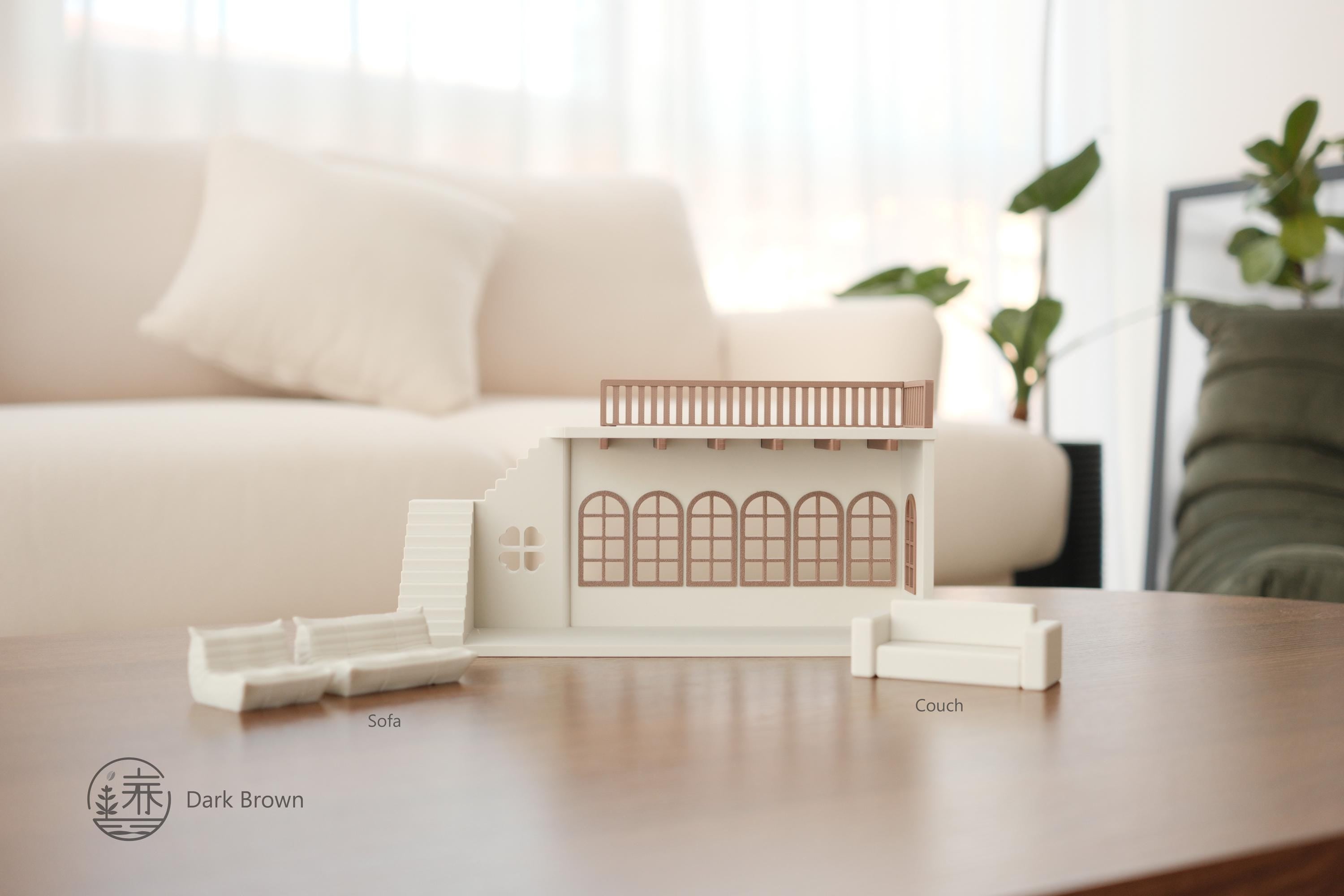 Smiski and Sonny Angel Display Shelf Stand House - Timeless Series - made by CG