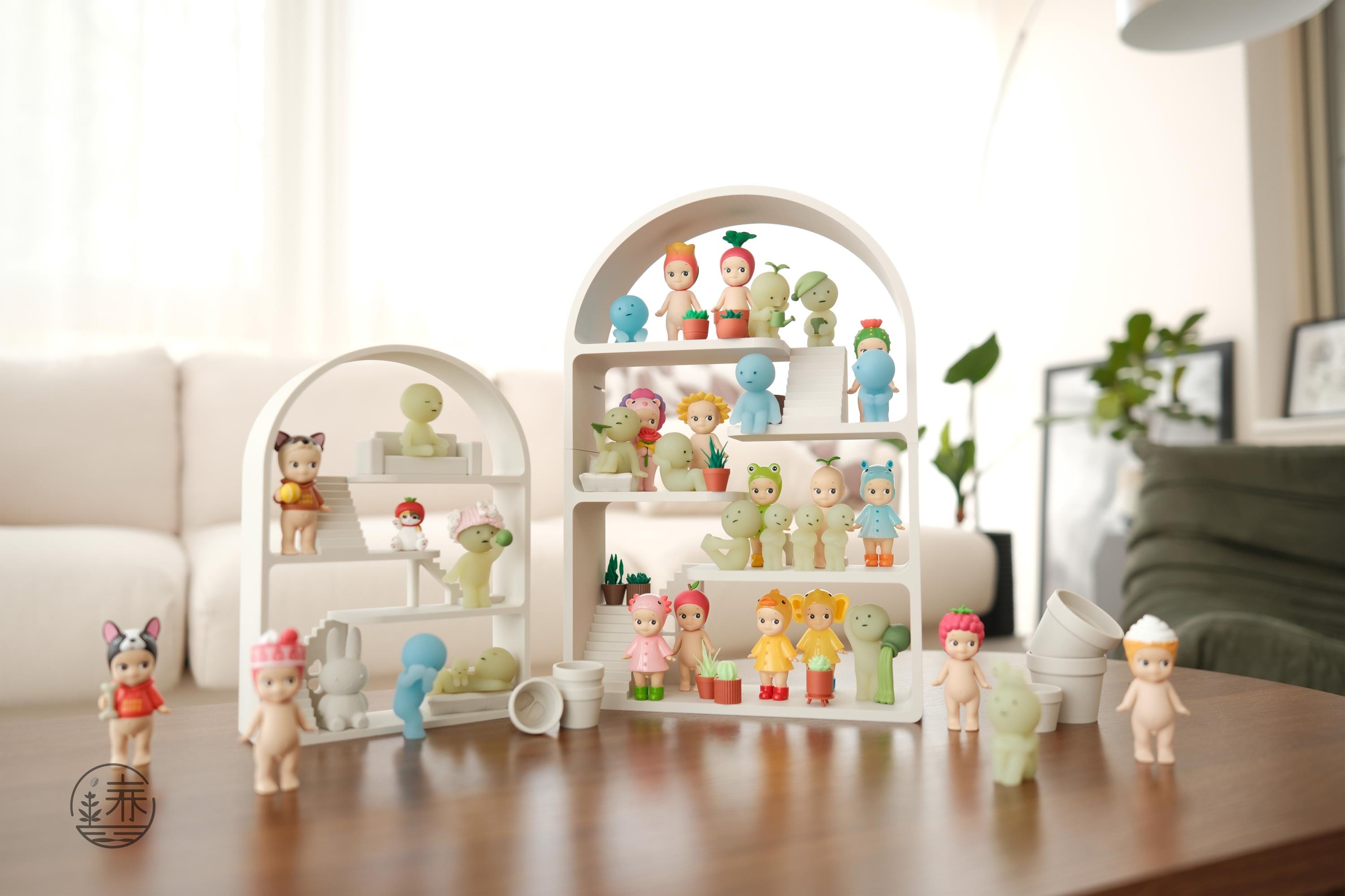 Smiski & Sonny Angel Display Shelf: Large Collectibles Stand