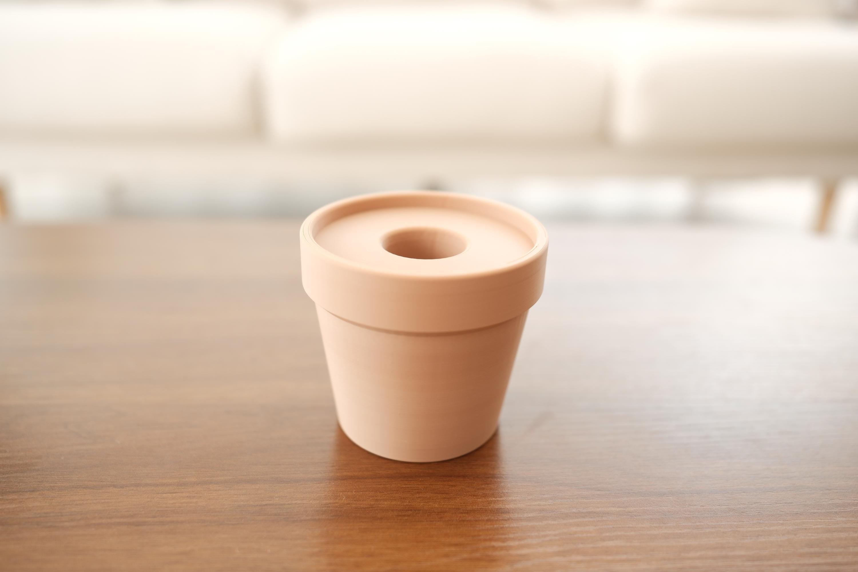 Light Stick Flower Pot Display - Handmade Decor