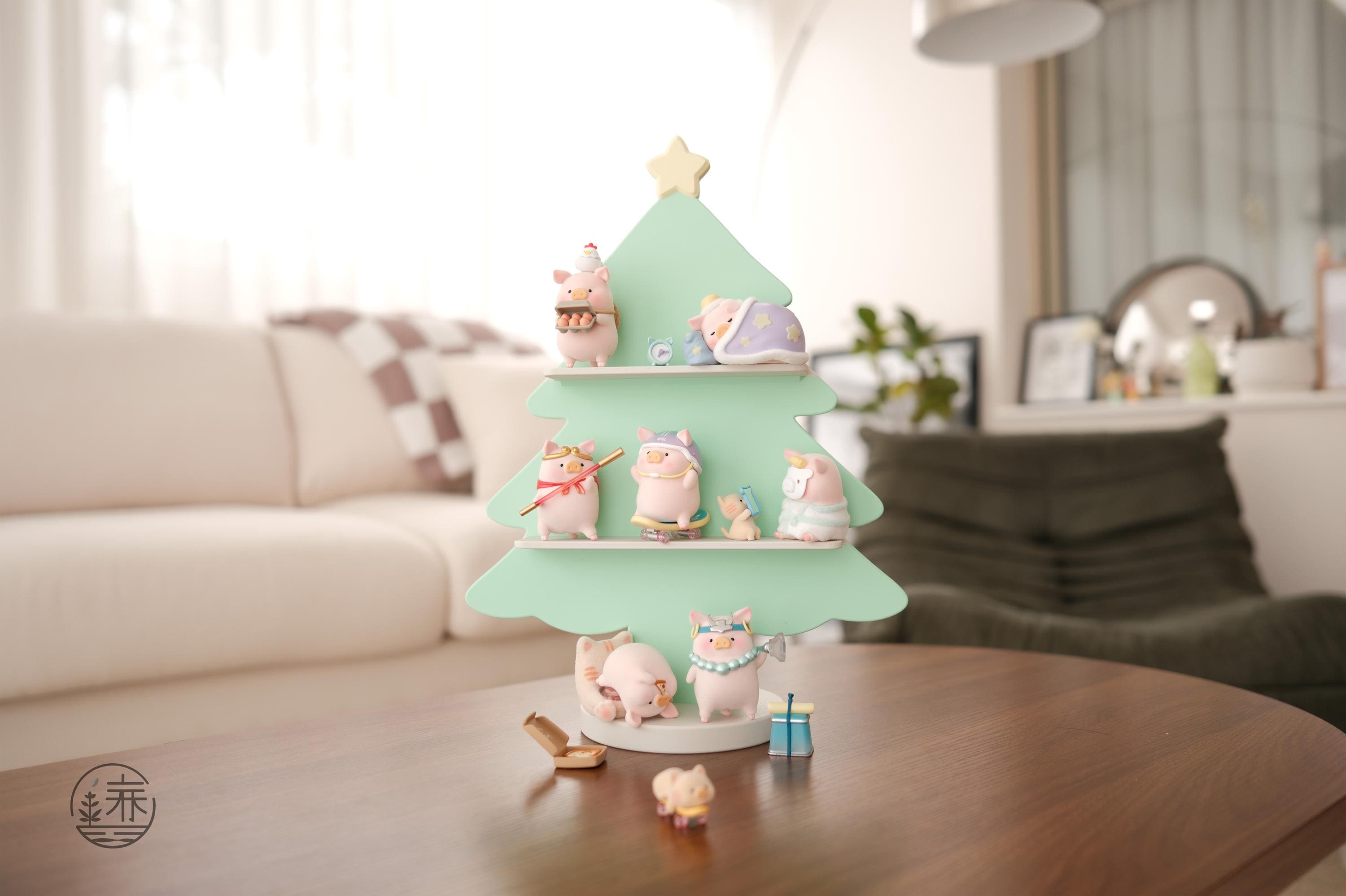 Christmas Tree Sonny Angel Display Shelf Stand House - made by CG