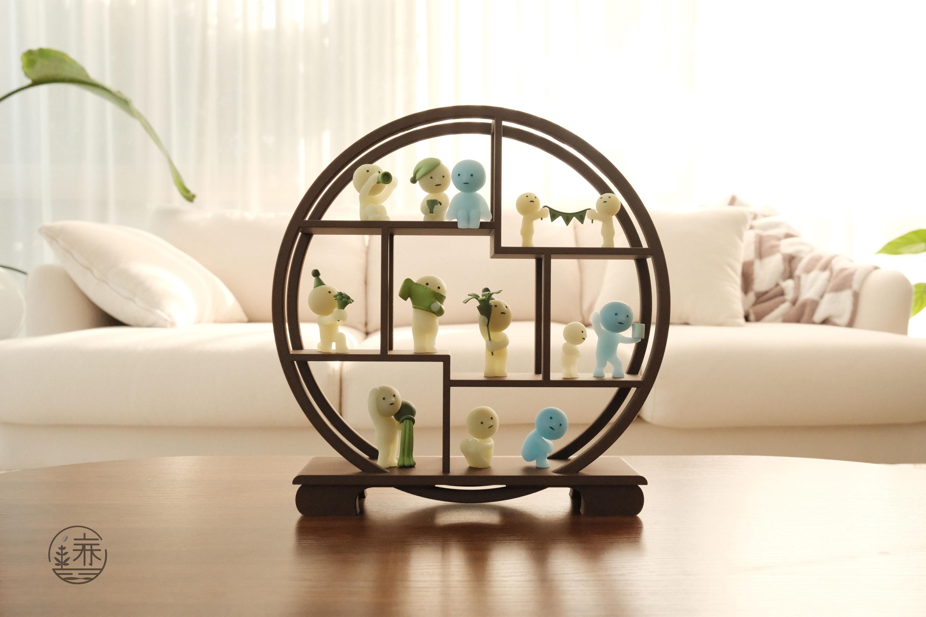 Asian Display Shelf Stand - Oriental Chinese Stand for Smiski - made by CG