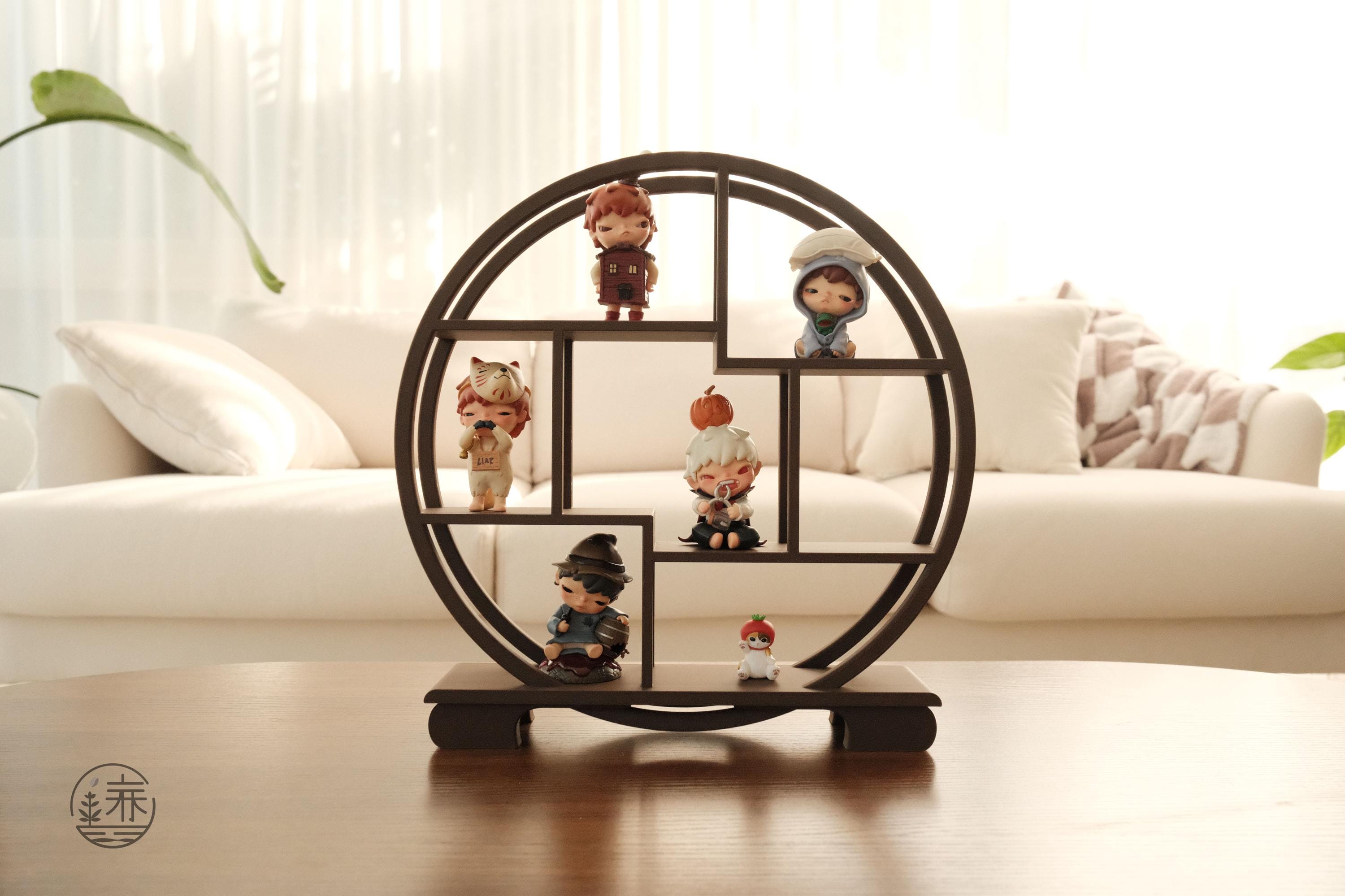 Asian Display Shelf Stand - Oriental Chinese Stand for Smiski - made by CG